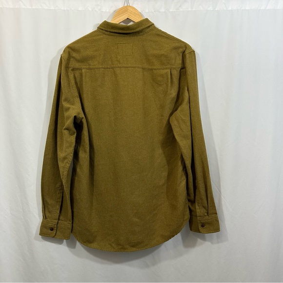 Rails Runson Button Down Collared Long Sleeve Brushed Flannel Shirt Golden Rod - Picture 7 of 12